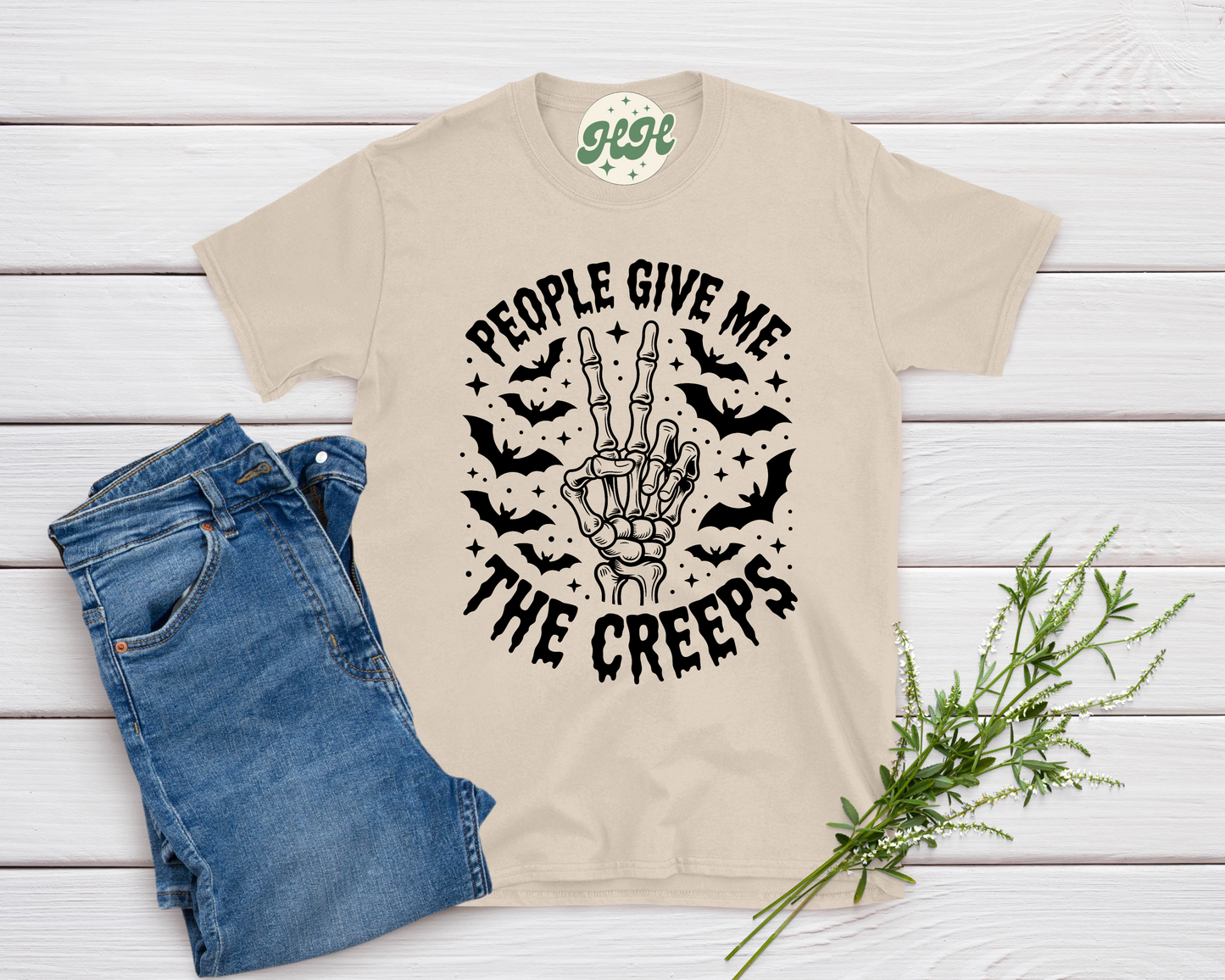 People Give Me the Creeps - Halloween Shirt