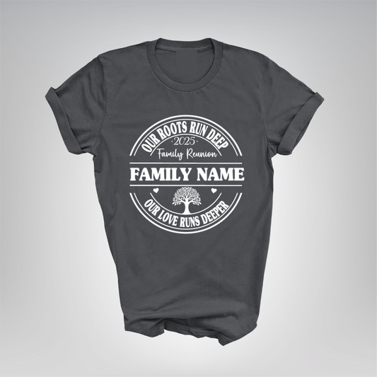 Family Reunion Seal - Our Love Runs Deeper - Adult T-Shirt