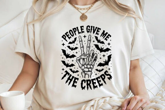 People Give Me the Creeps - Halloween Shirt