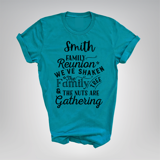 Family Reunion - The Nuts Are Gathering Adult T-Shirt