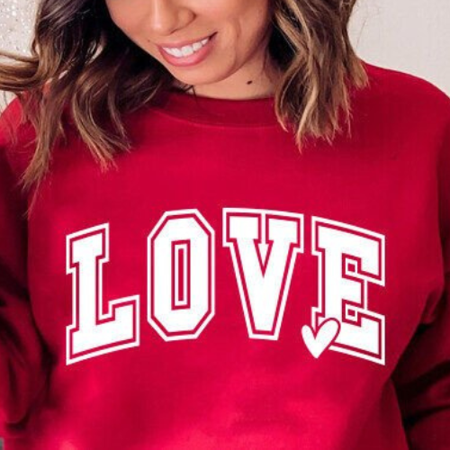 Love Varsity Crewneck